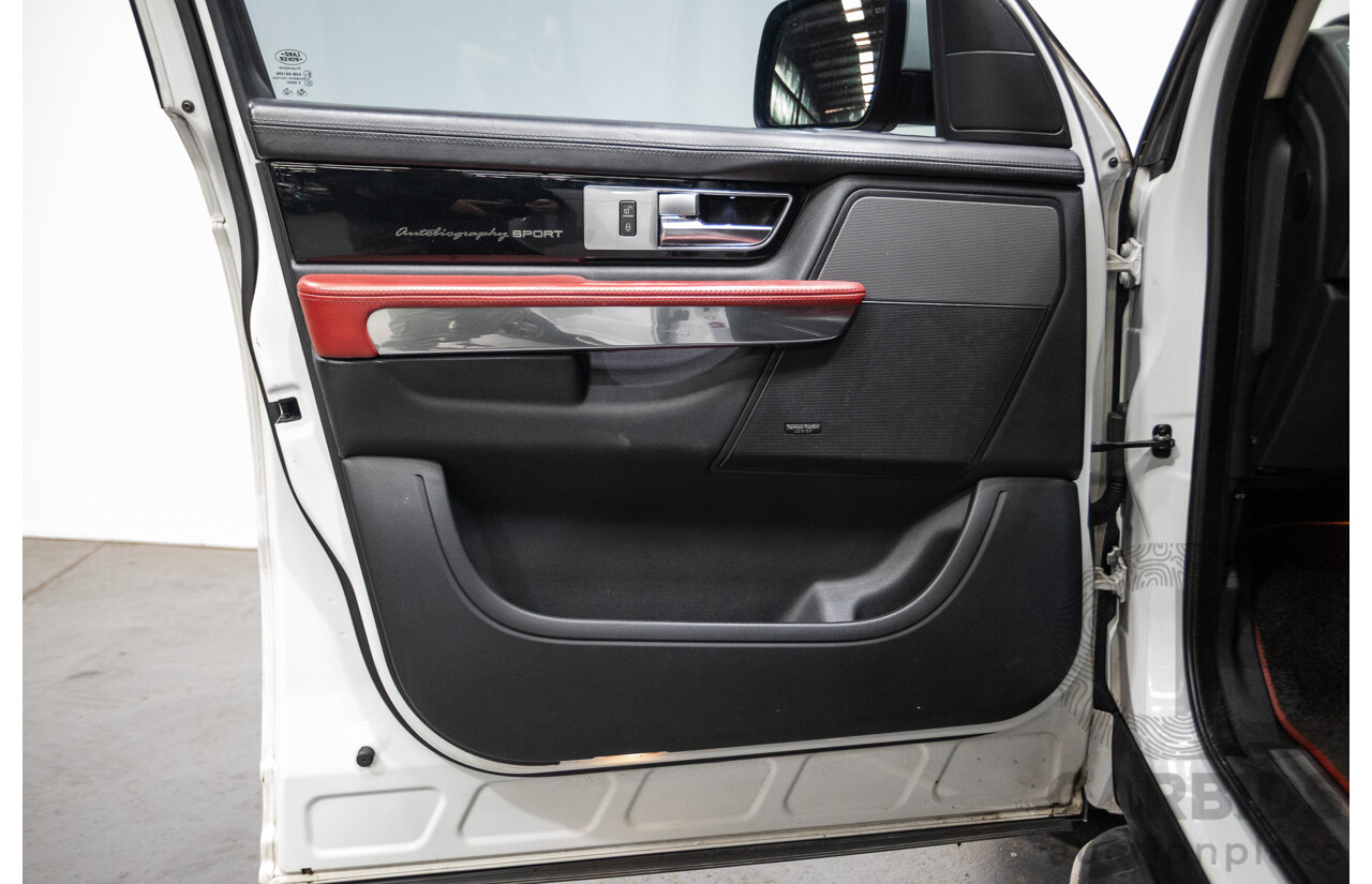 Range Rover Sport 3.0 SDV6 Autobiography (4x4) 4d Wagon Fuji White Turbo Diesel 3.0L