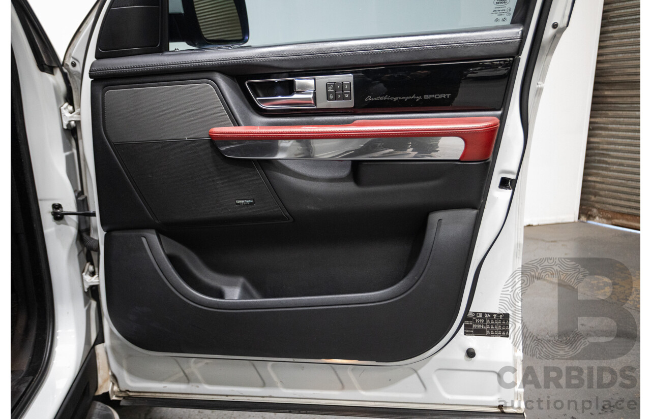 Range Rover Sport 3.0 SDV6 Autobiography (4x4) 4d Wagon Fuji White Turbo Diesel 3.0L