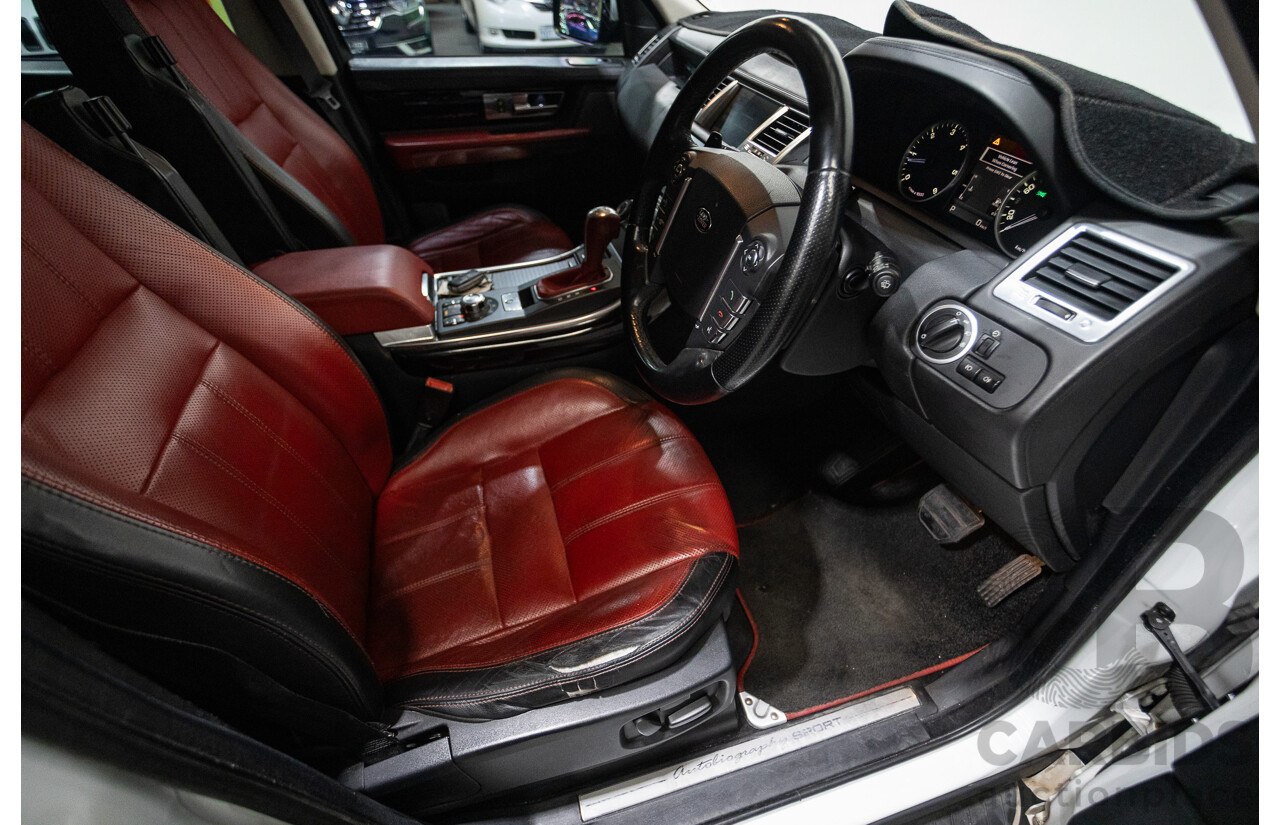 Range Rover Sport 3.0 SDV6 Autobiography (4x4) 4d Wagon Fuji White Turbo Diesel 3.0L