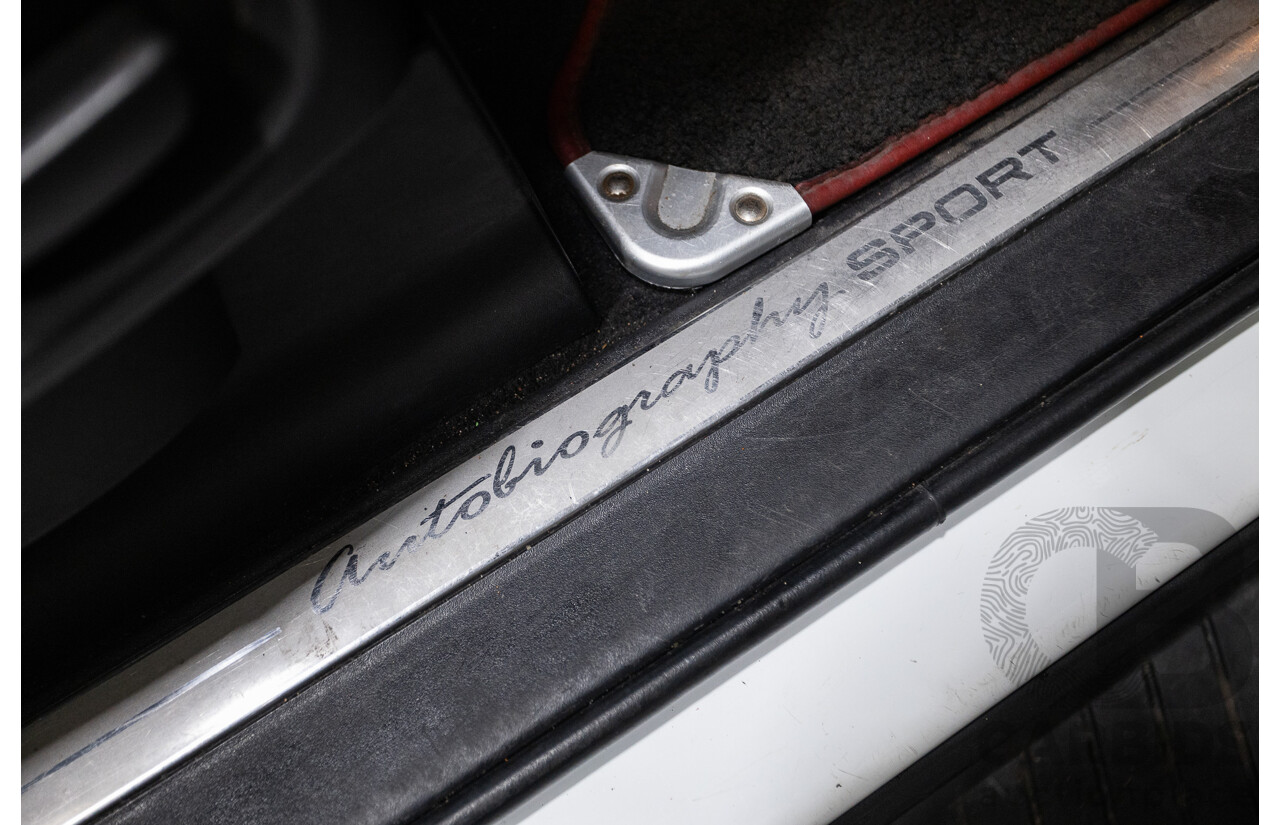 Range Rover Sport 3.0 SDV6 Autobiography (4x4) 4d Wagon Fuji White Turbo Diesel 3.0L
