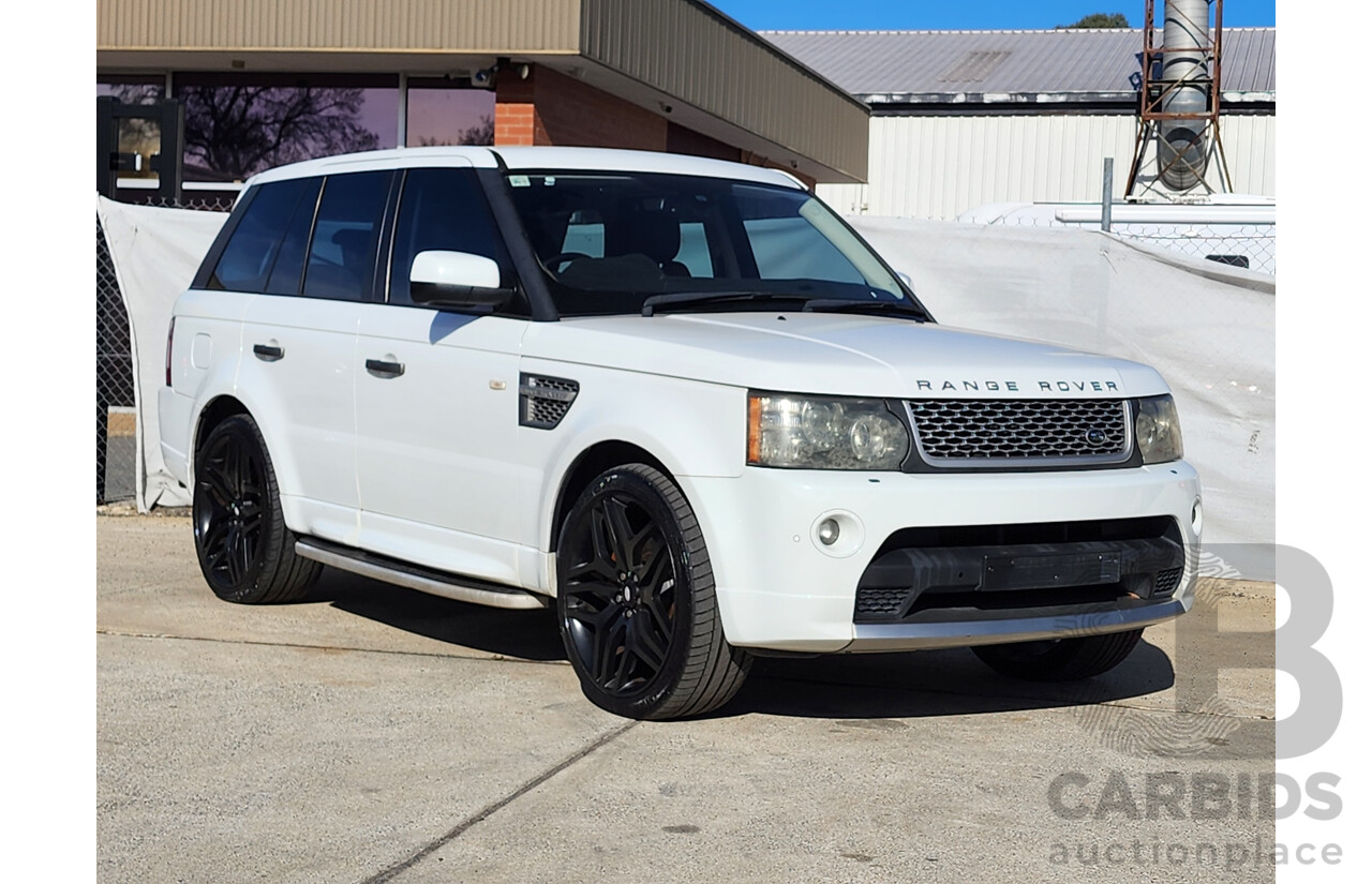 11/2010 Range Rover Sport 3.0 SDV6 Autobiography (4x4) 4d Wagon Fuji White Turbo Diesel 3.0L