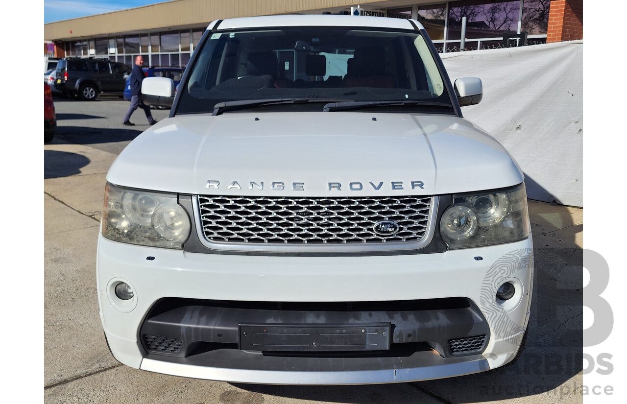 11/2010 Range Rover Sport 3.0 SDV6 Autobiography (4x4) 4d Wagon Fuji White Turbo Diesel 3.0L