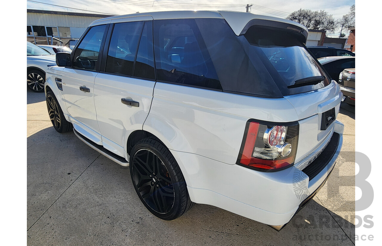 11/2010 Range Rover Sport 3.0 SDV6 Autobiography (4x4) 4d Wagon Fuji White Turbo Diesel 3.0L