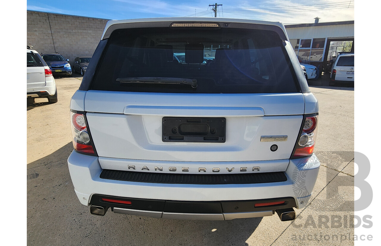 11/2010 Range Rover Sport 3.0 SDV6 Autobiography (4x4) 4d Wagon Fuji White Turbo Diesel 3.0L