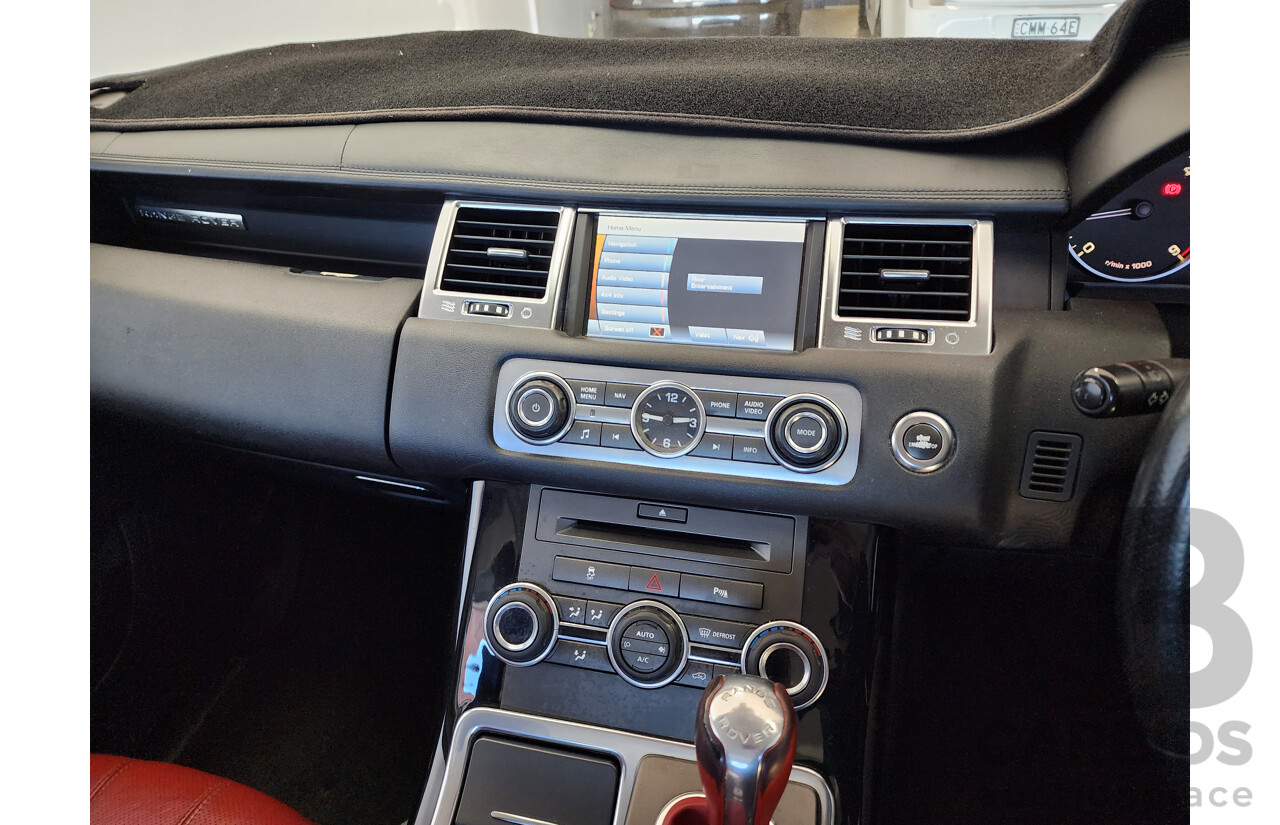 11/2010 Range Rover Sport 3.0 SDV6 Autobiography (4x4) 4d Wagon Fuji White Turbo Diesel 3.0L