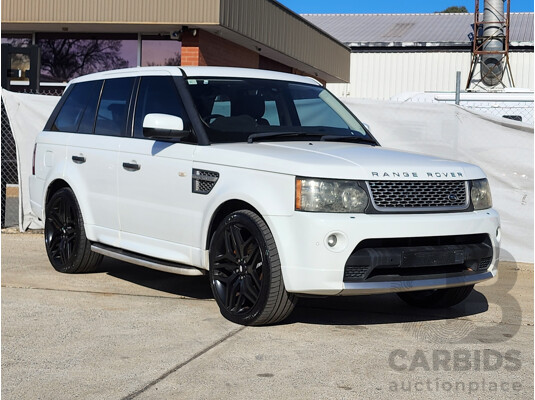 11/2010 Range Rover Sport 3.0 SDV6 Autobiography (4x4) 4d Wagon Fuji White Turbo Diesel 3.0L