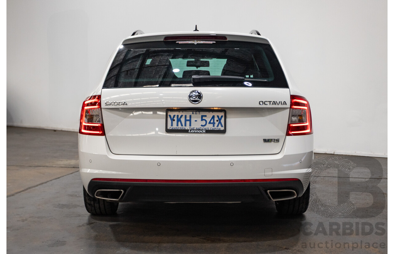 10/2014 Skoda Octavia RS 135 TDI NE MY15 5d Hatchback Candy White Turbo Diesel 2.0L