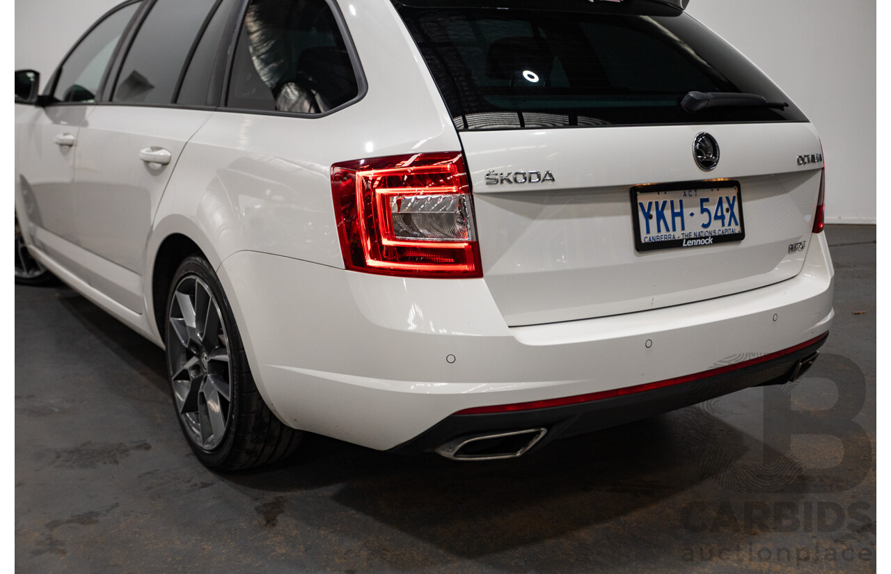 10/2014 Skoda Octavia RS 135 TDI NE MY15 5d Hatchback Candy White Turbo Diesel 2.0L