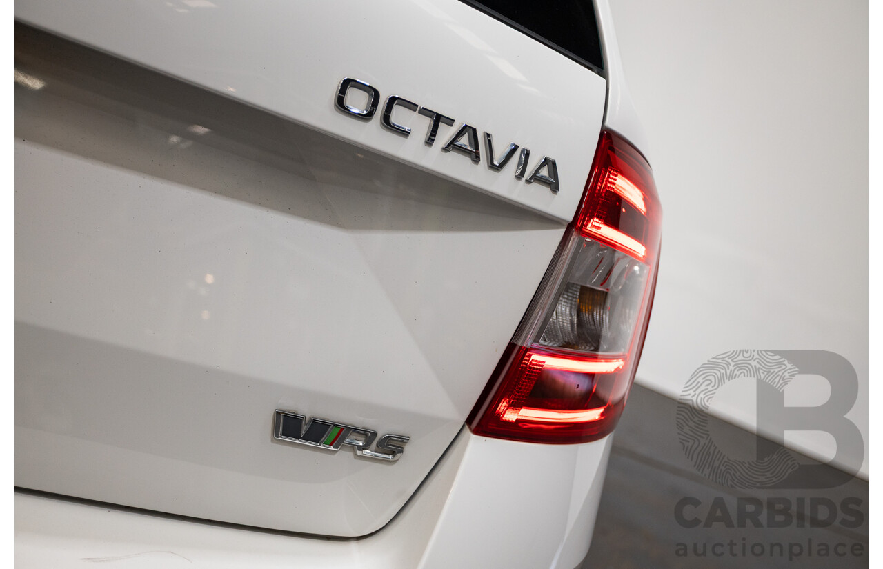 10/2014 Skoda Octavia RS 135 TDI NE MY15 5d Hatchback Candy White Turbo Diesel 2.0L