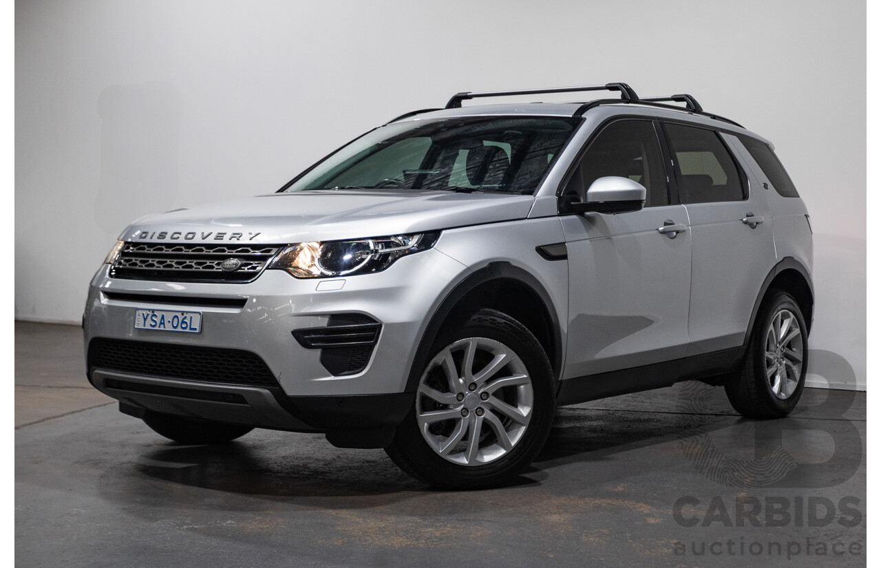 Land Rover Discovery Sport TD4 180 SE 5 SEAT (AWD) LC MY17 4D Wagon Indus Silver Turbo Diesel 2.0L