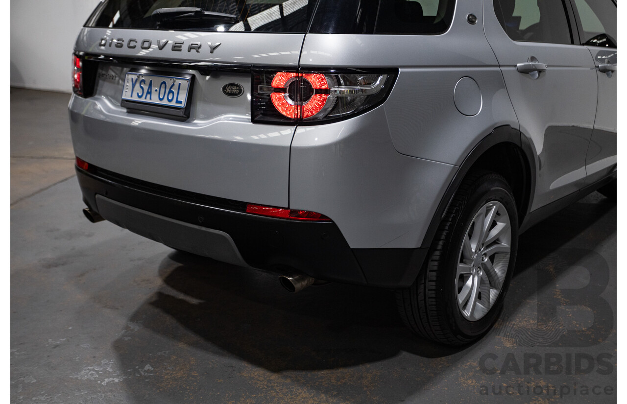 Land Rover Discovery Sport TD4 180 SE 5 SEAT (AWD) LC MY17 4D Wagon Indus Silver Turbo Diesel 2.0L