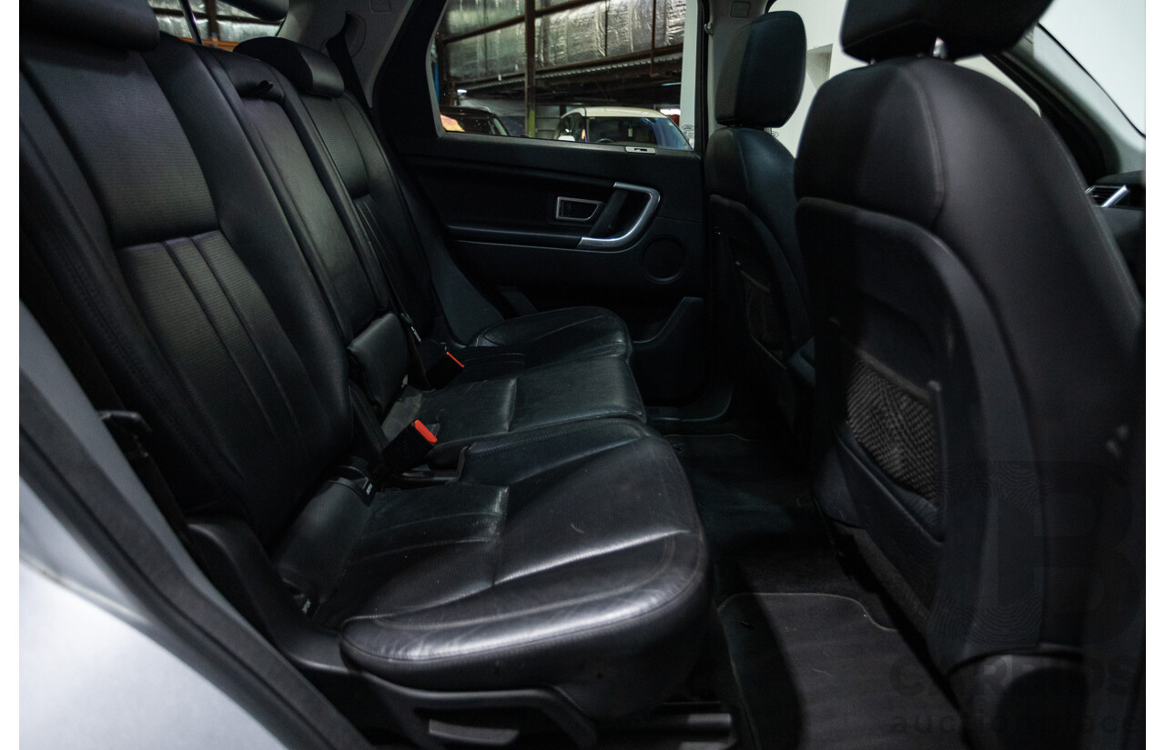 Land Rover Discovery Sport TD4 180 SE 5 SEAT (AWD) LC MY17 4D Wagon Indus Silver Turbo Diesel 2.0L