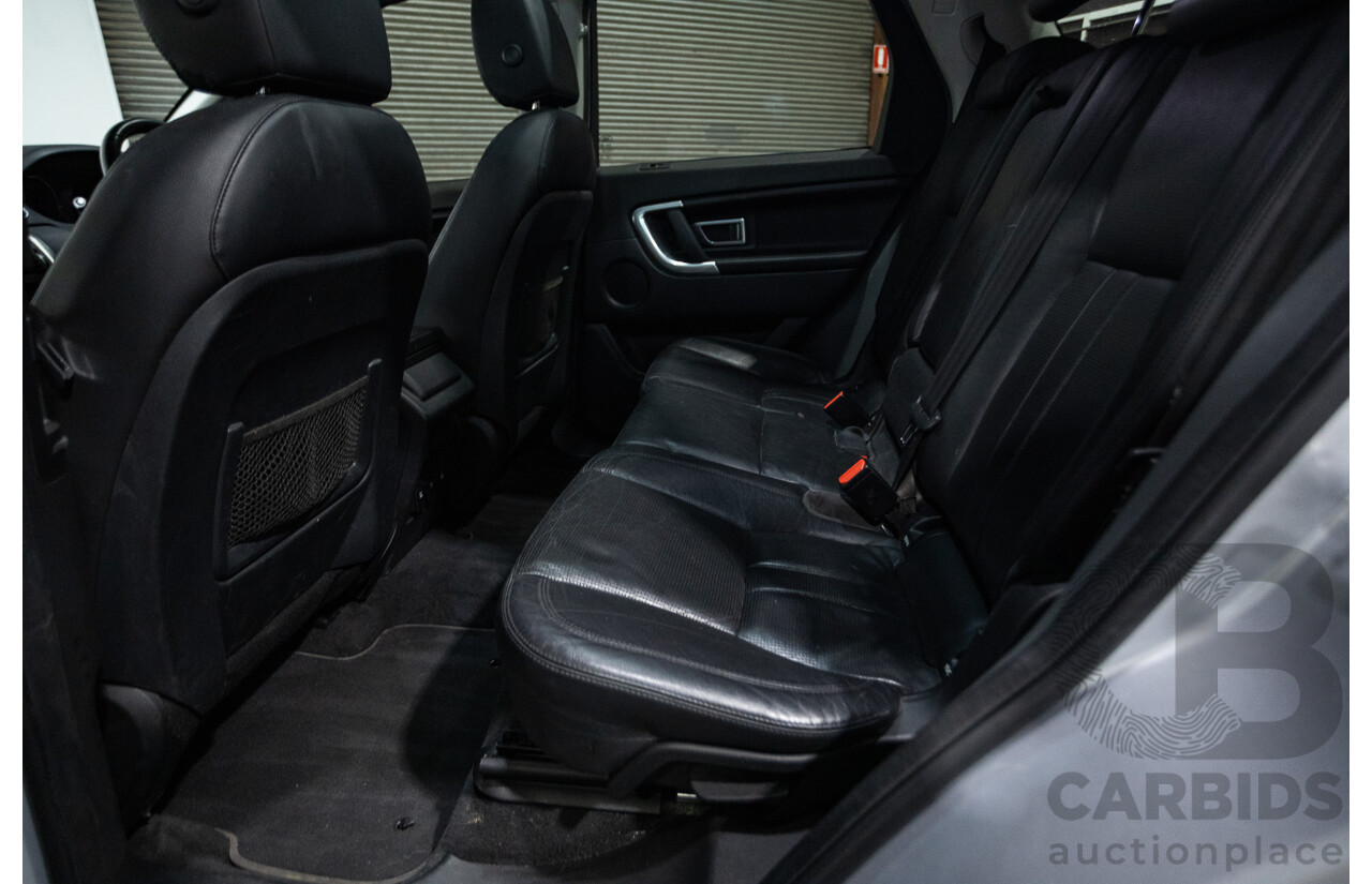 Land Rover Discovery Sport TD4 180 SE 5 SEAT (AWD) LC MY17 4D Wagon Indus Silver Turbo Diesel 2.0L