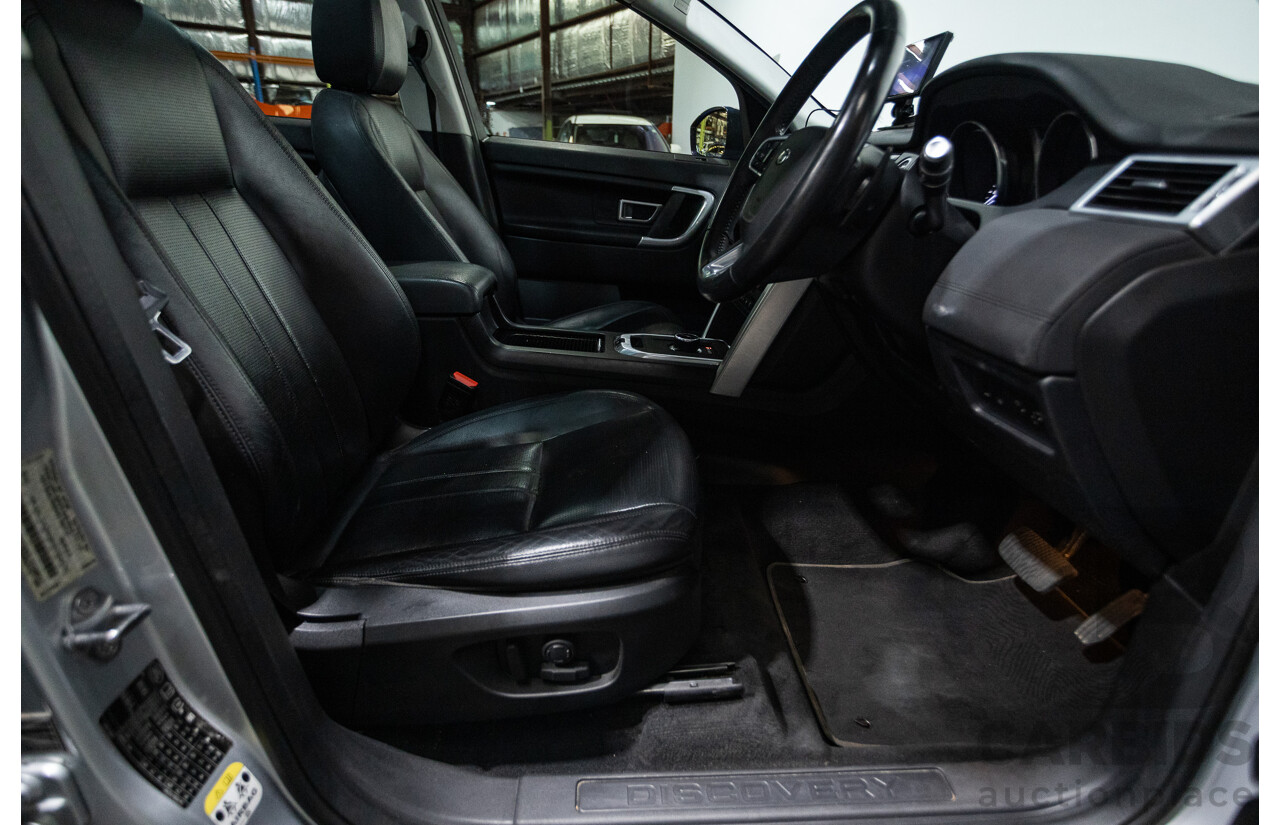 Land Rover Discovery Sport TD4 180 SE 5 SEAT (AWD) LC MY17 4D Wagon Indus Silver Turbo Diesel 2.0L