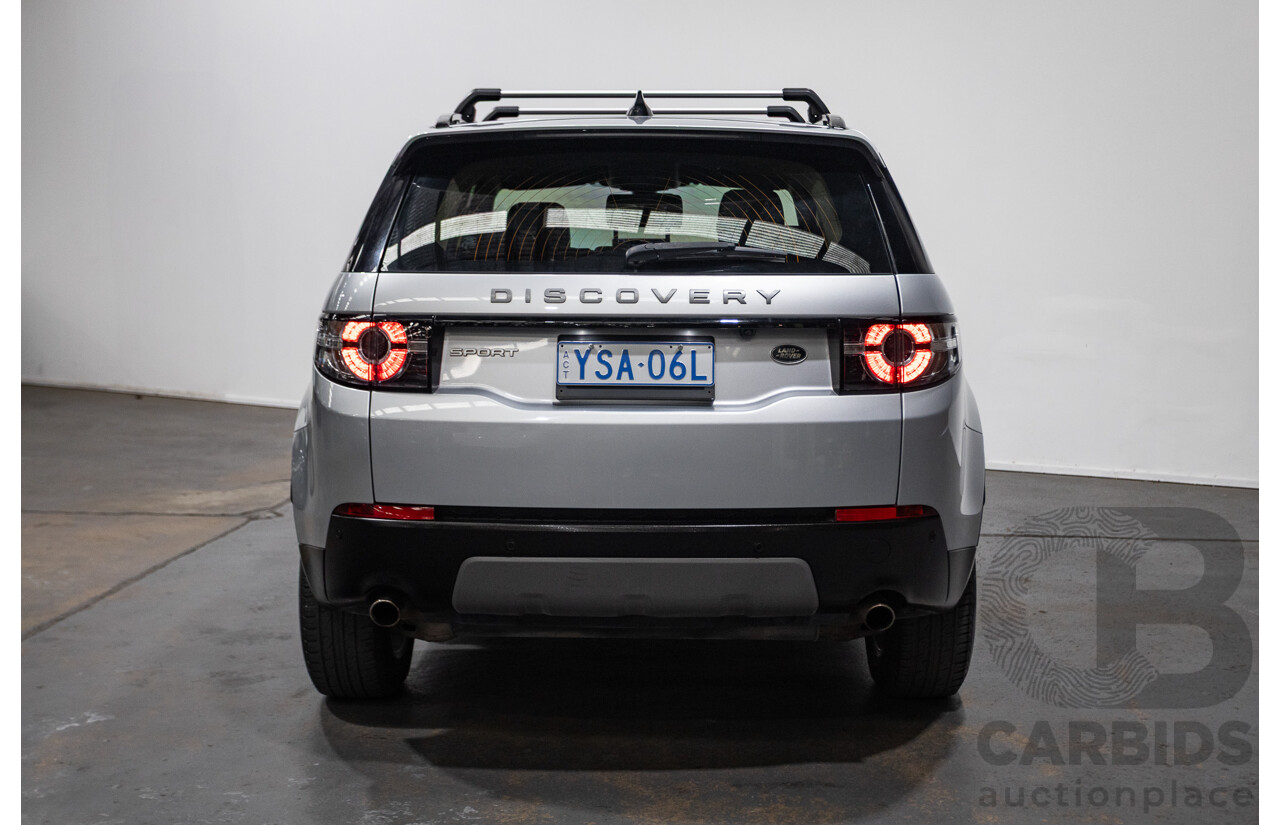 Land Rover Discovery Sport TD4 180 SE 5 SEAT (AWD) LC MY17 4D Wagon Indus Silver Turbo Diesel 2.0L