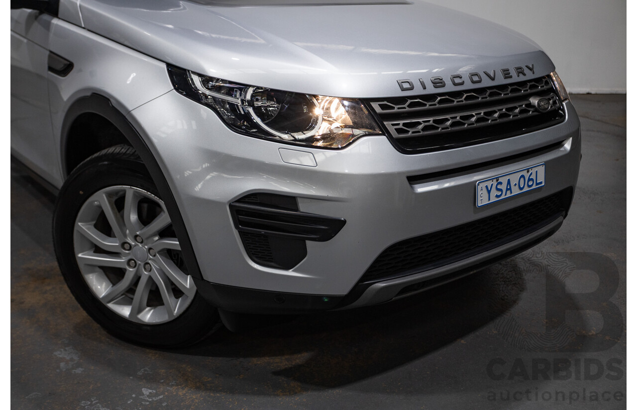 Land Rover Discovery Sport TD4 180 SE 5 SEAT (AWD) LC MY17 4D Wagon Indus Silver Turbo Diesel 2.0L