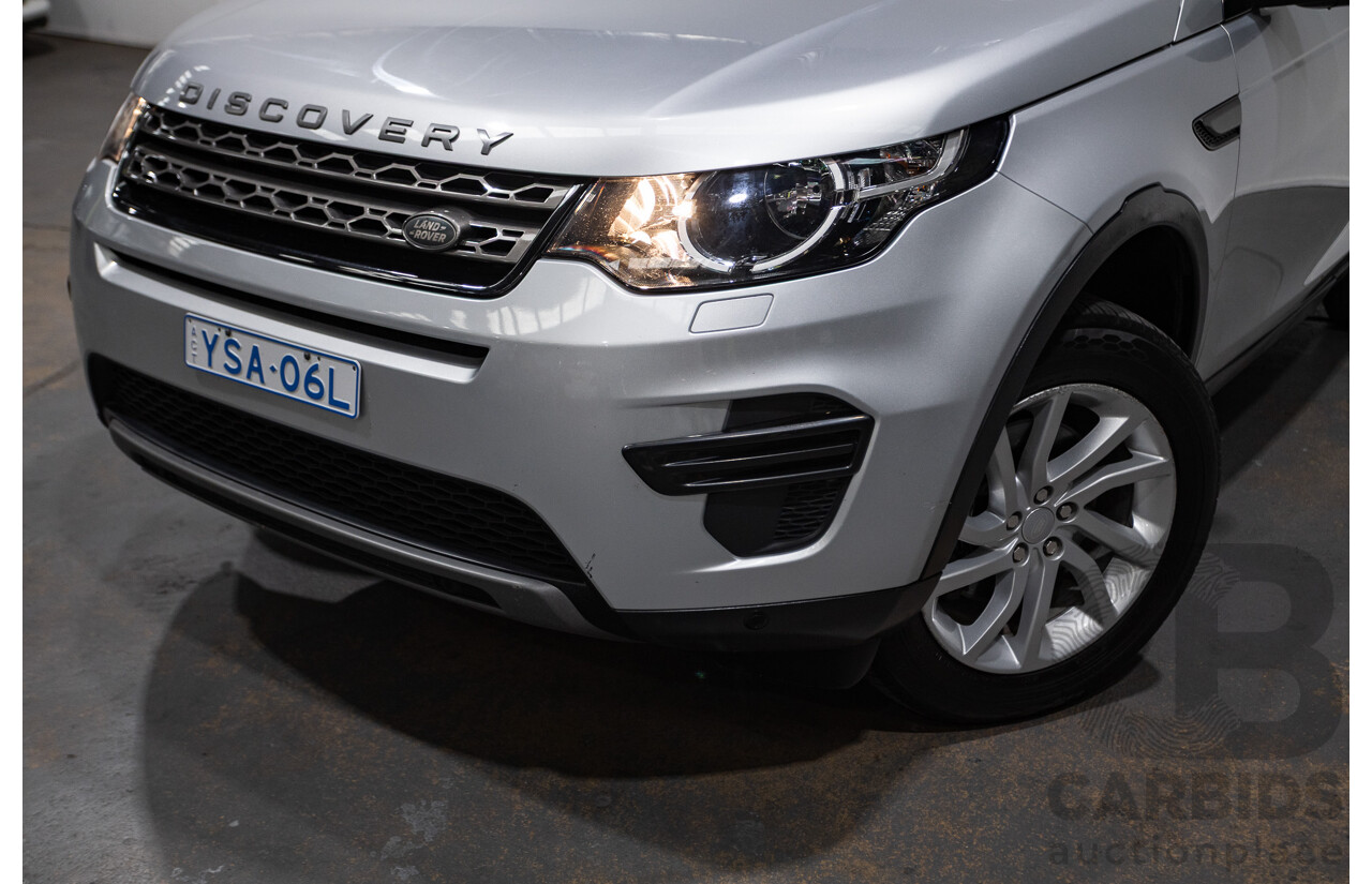 Land Rover Discovery Sport TD4 180 SE 5 SEAT (AWD) LC MY17 4D Wagon Indus Silver Turbo Diesel 2.0L