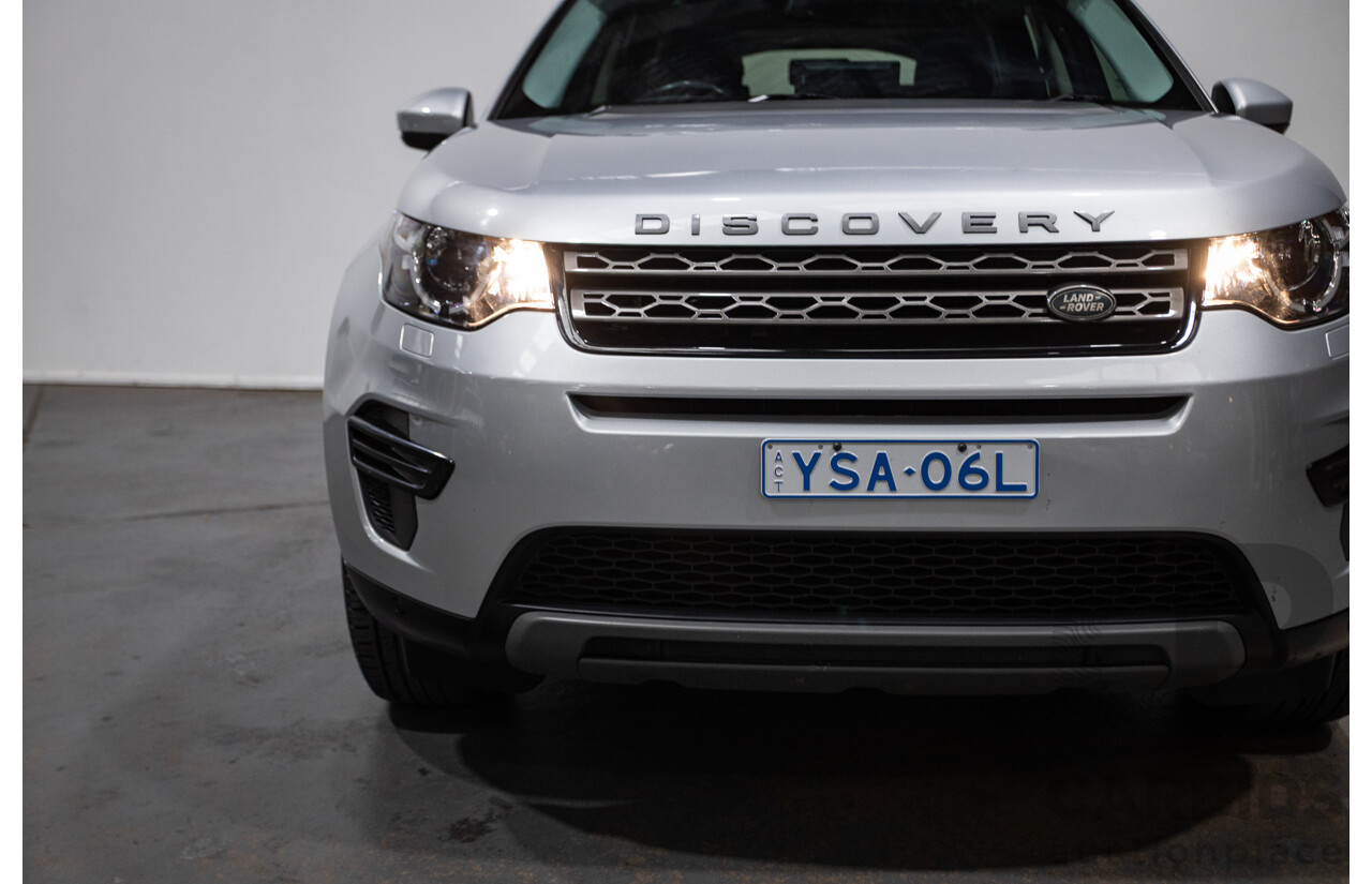 Land Rover Discovery Sport TD4 180 SE 5 SEAT (AWD) LC MY17 4D Wagon Indus Silver Turbo Diesel 2.0L