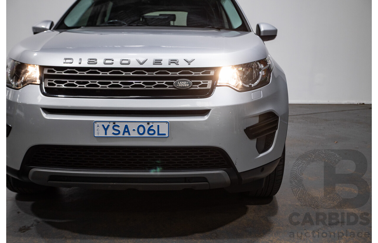 Land Rover Discovery Sport TD4 180 SE 5 SEAT (AWD) LC MY17 4D Wagon Indus Silver Turbo Diesel 2.0L