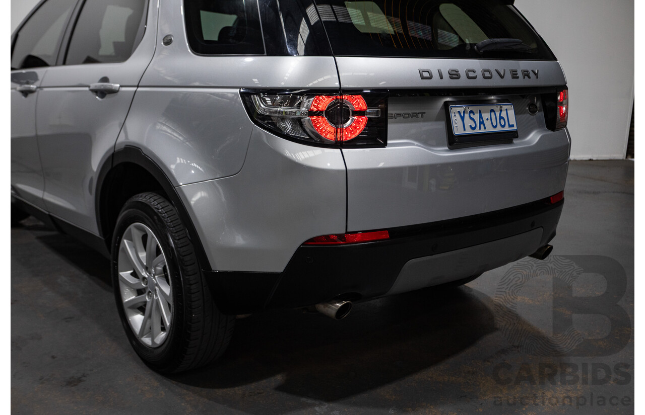 Land Rover Discovery Sport TD4 180 SE 5 SEAT (AWD) LC MY17 4D Wagon Indus Silver Turbo Diesel 2.0L