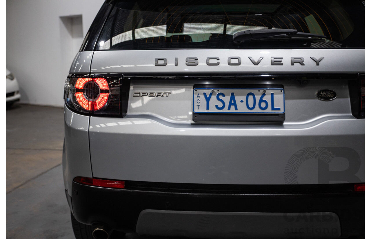 Land Rover Discovery Sport TD4 180 SE 5 SEAT (AWD) LC MY17 4D Wagon Indus Silver Turbo Diesel 2.0L