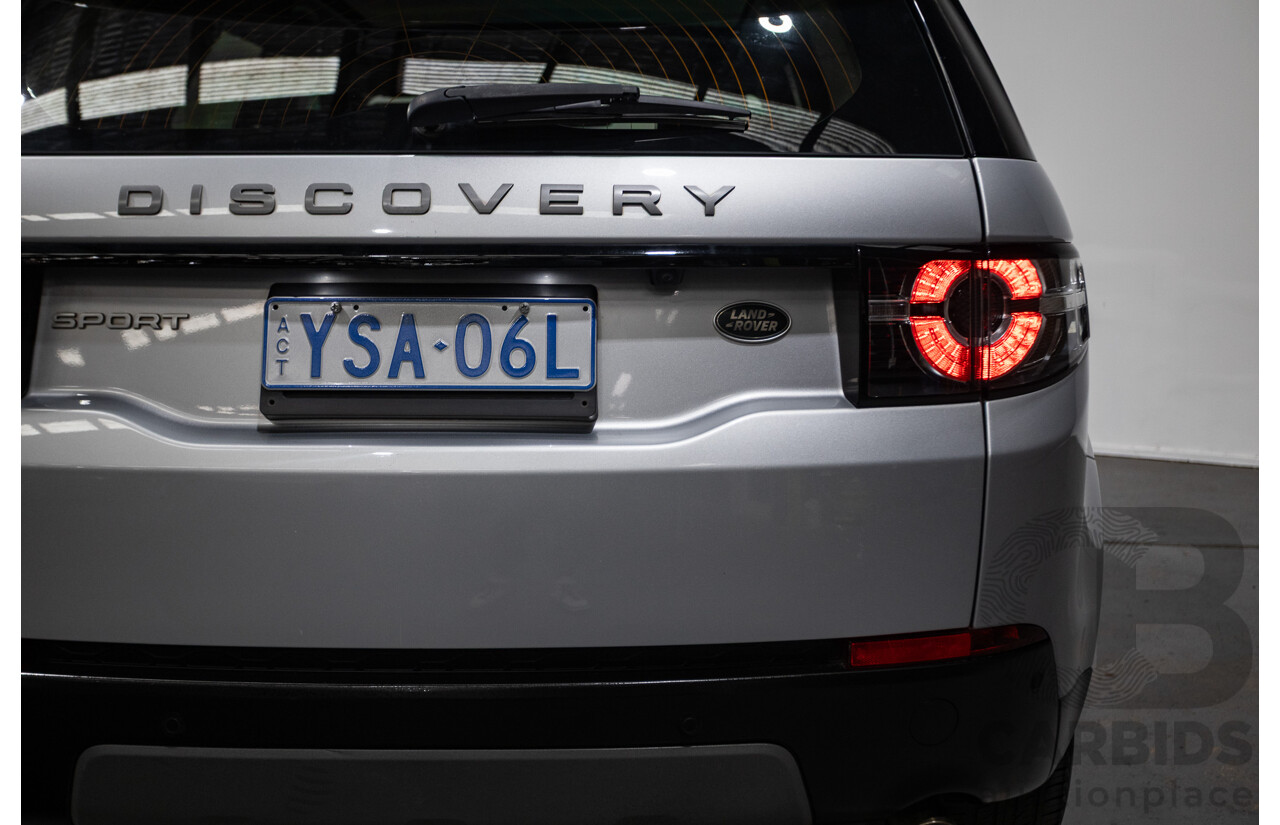 Land Rover Discovery Sport TD4 180 SE 5 SEAT (AWD) LC MY17 4D Wagon Indus Silver Turbo Diesel 2.0L