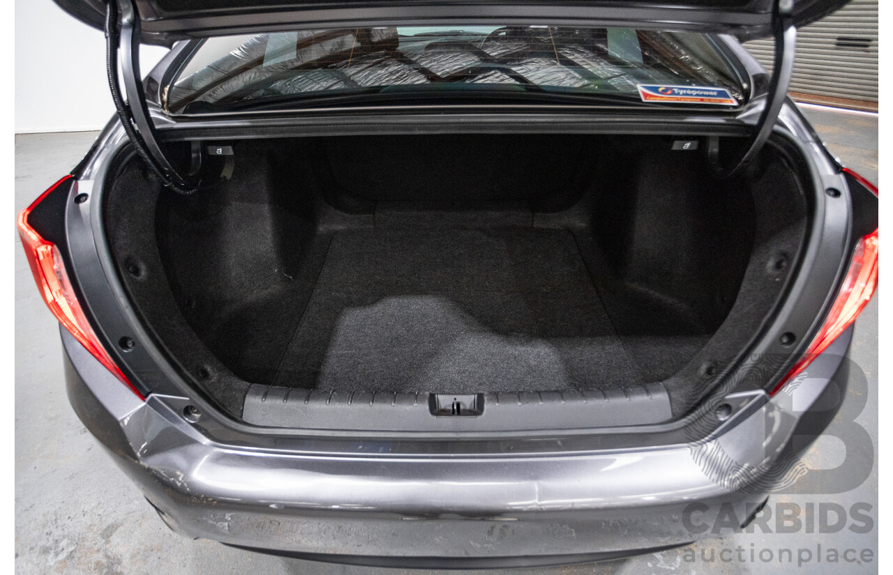 06/2019 Honda Civic VTi-S MY18 4D Sedan Modern Steel Grey Metallic 1.8L