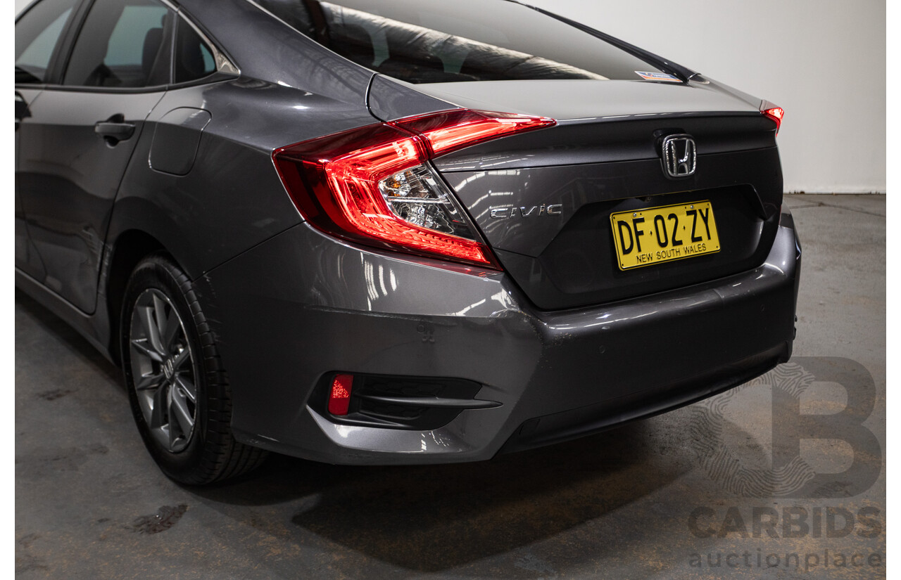 06/2019 Honda Civic VTi-S MY18 4D Sedan Modern Steel Grey Metallic 1.8L