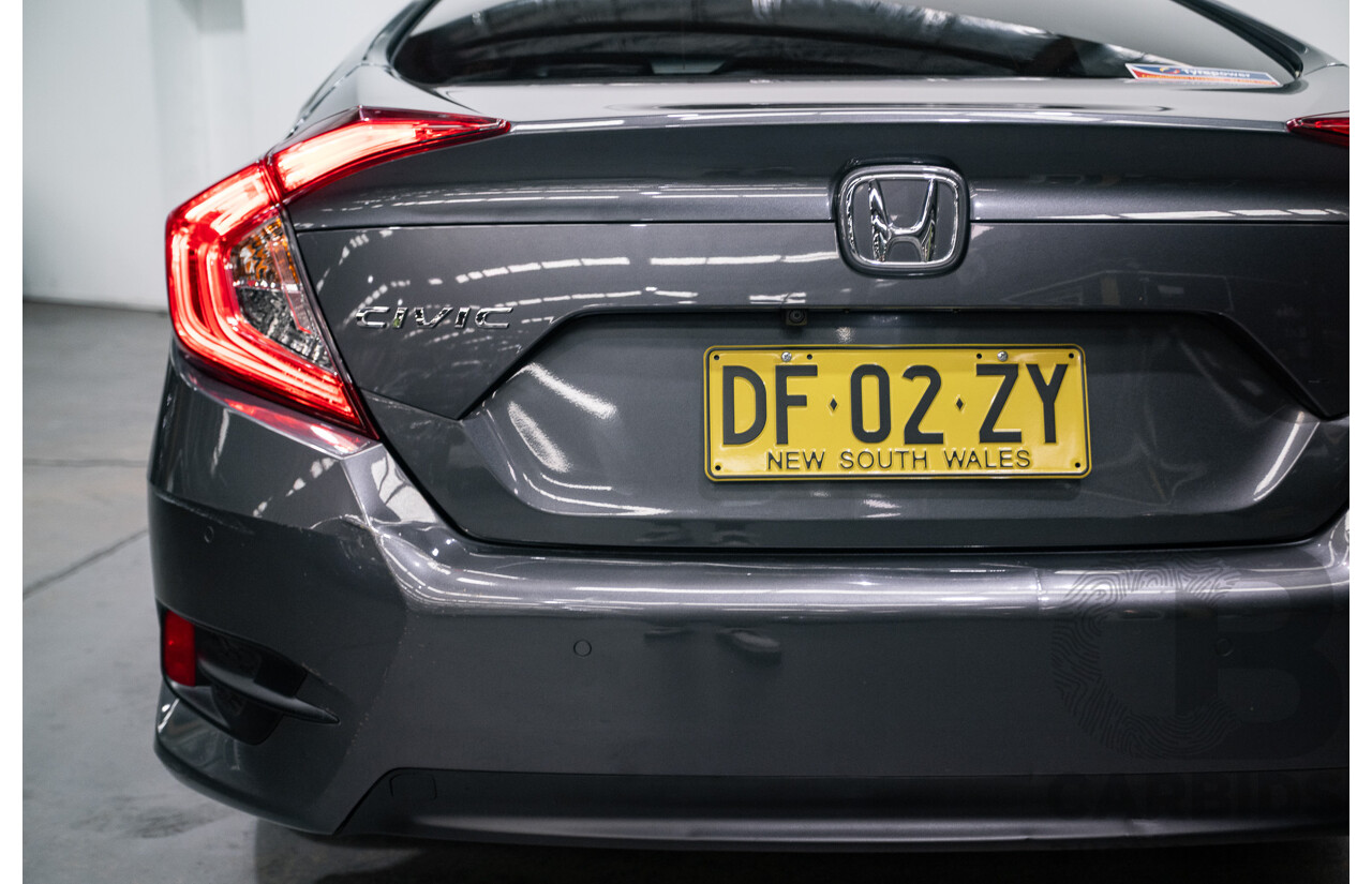 06/2019 Honda Civic VTi-S MY18 4D Sedan Modern Steel Grey Metallic 1.8L
