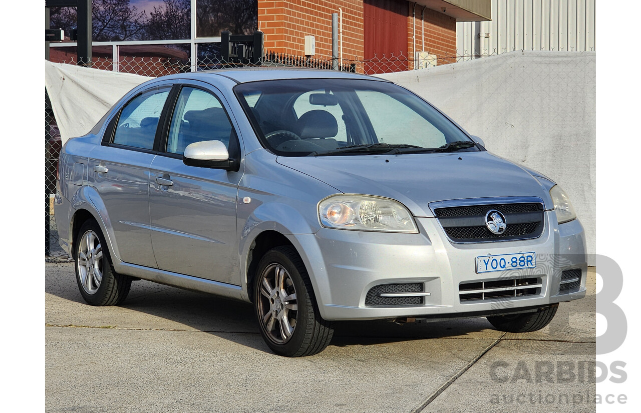 4/2012 Holden Barina Classic TK MY11 4d Sedan Silver 1.6L
