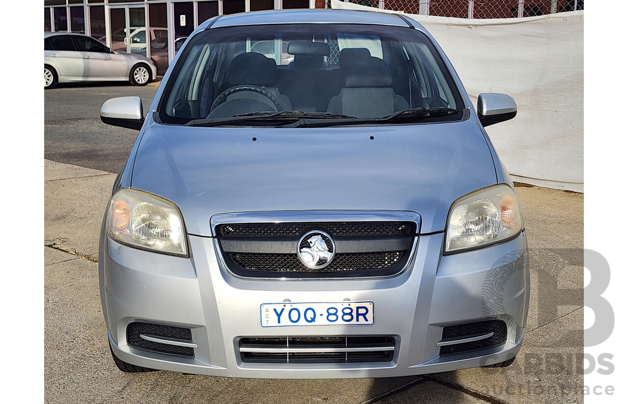 4/2012 Holden Barina Classic TK MY11 4d Sedan Silver 1.6L