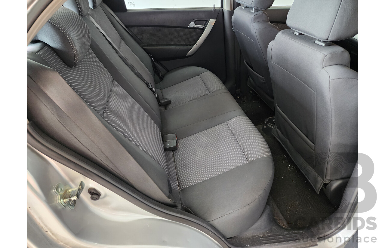 4/2012 Holden Barina Classic TK MY11 4d Sedan Silver 1.6L