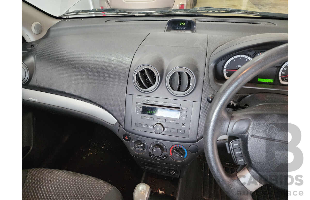 4/2012 Holden Barina Classic TK MY11 4d Sedan Silver 1.6L