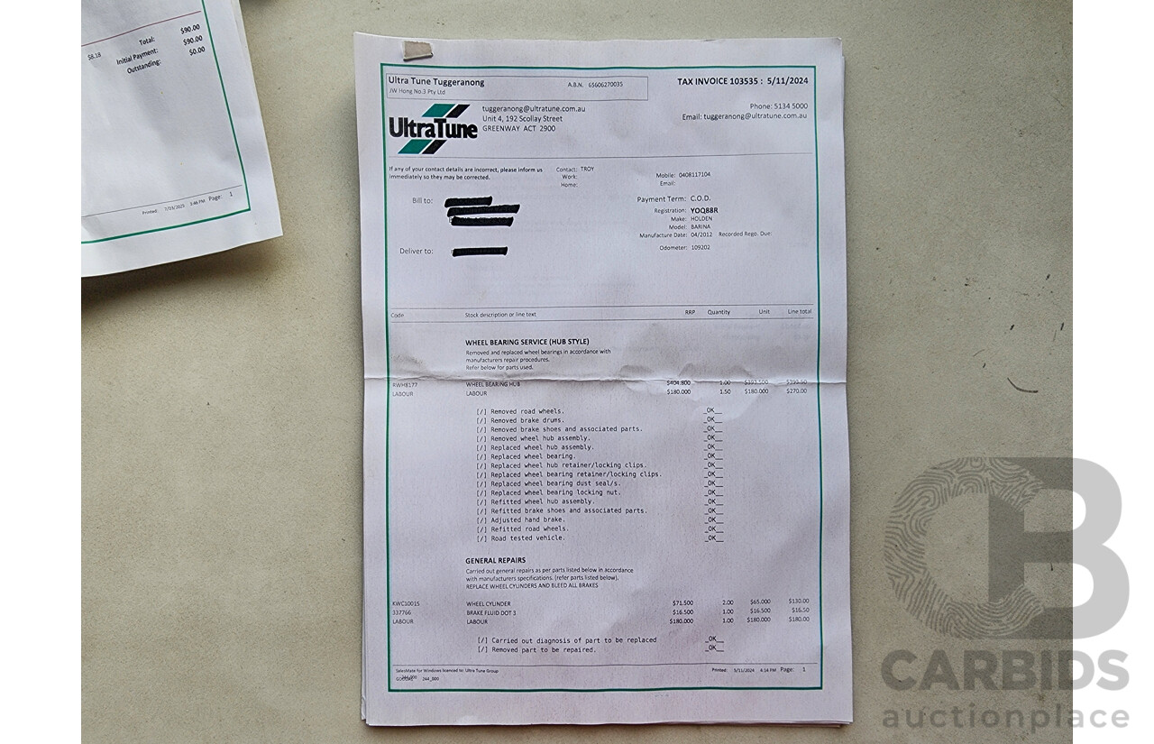 4/2012 Holden Barina Classic TK MY11 4d Sedan Silver 1.6L