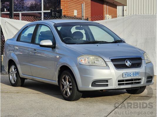 4/2012 Holden Barina Classic TK MY11 4d Sedan Silver 1.6L