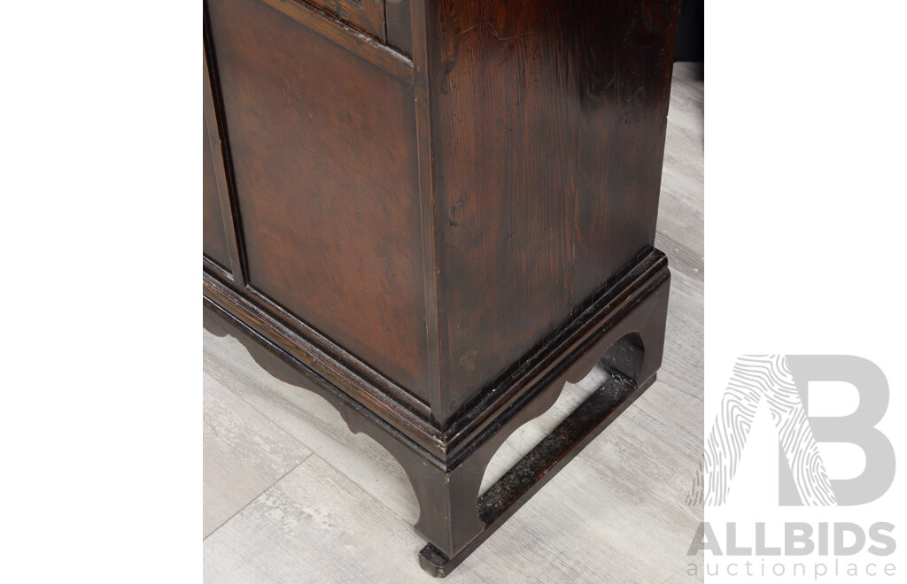 Pair of Korean Elm Side Cabinets