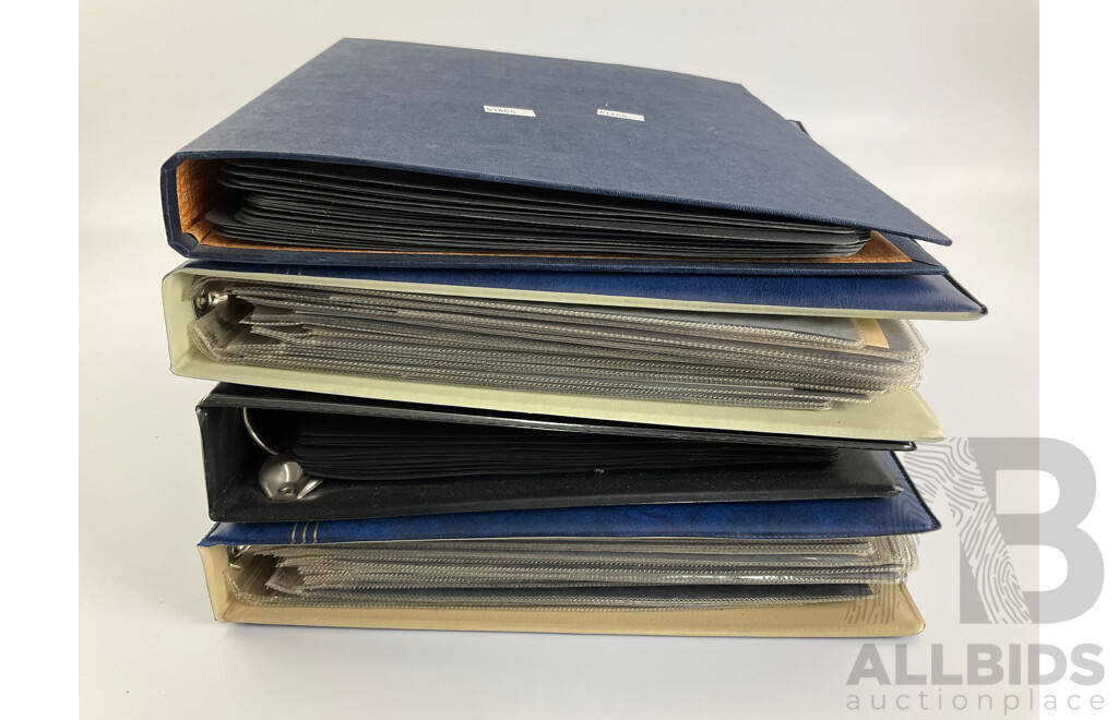 Four Albums of Australian First Day Covers and Stamp Packs, Examples Spanning 1951 to 1989 Including Commonwealth of Australia Jubilee, Bicentennial, Expo 1988