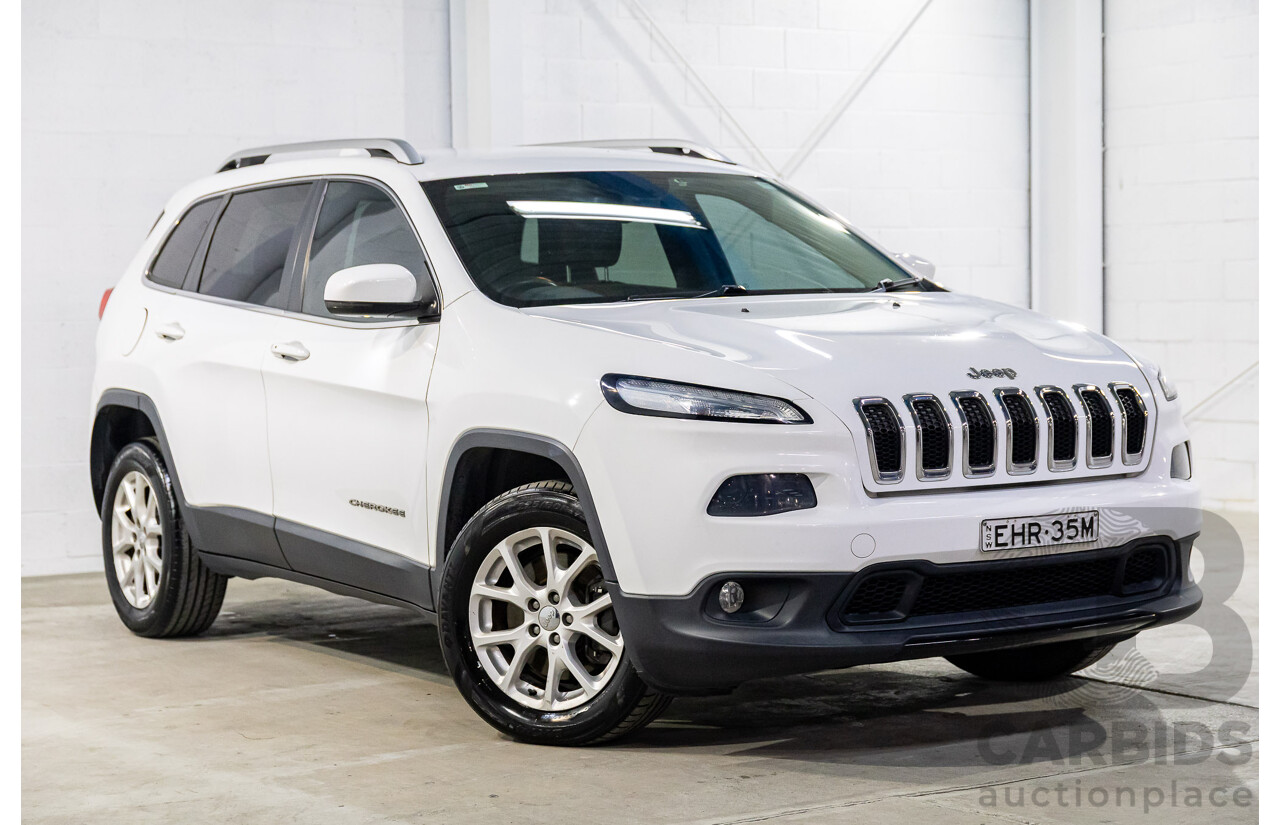 7/2014 Jeep Cherokee Limited (4x4) KL MY15 4d Wagon Bright White V6 3.2L
