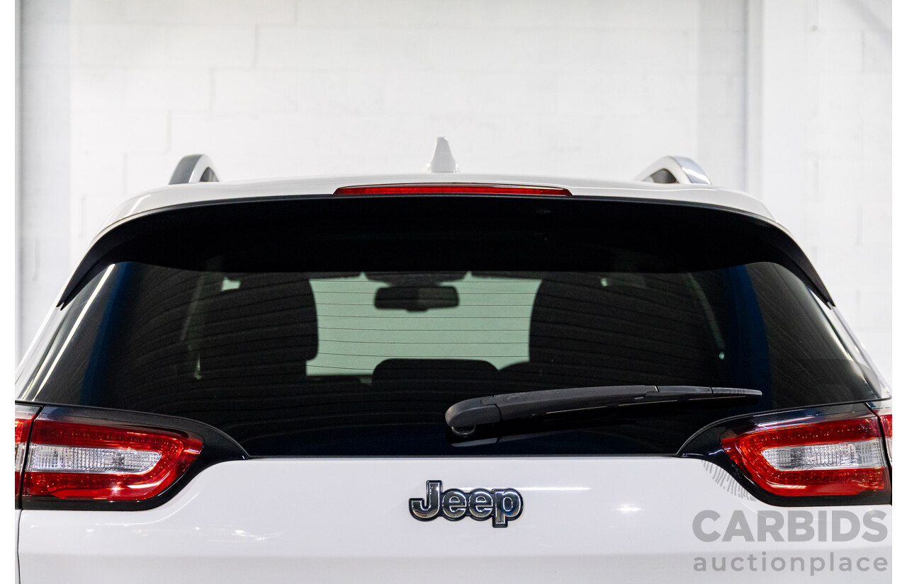 7/2014 Jeep Cherokee Limited (4x4) KL MY15 4d Wagon Bright White V6 3.2L