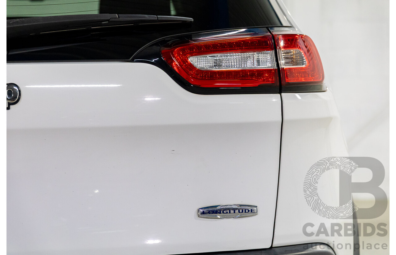 7/2014 Jeep Cherokee Limited (4x4) KL MY15 4d Wagon Bright White V6 3.2L