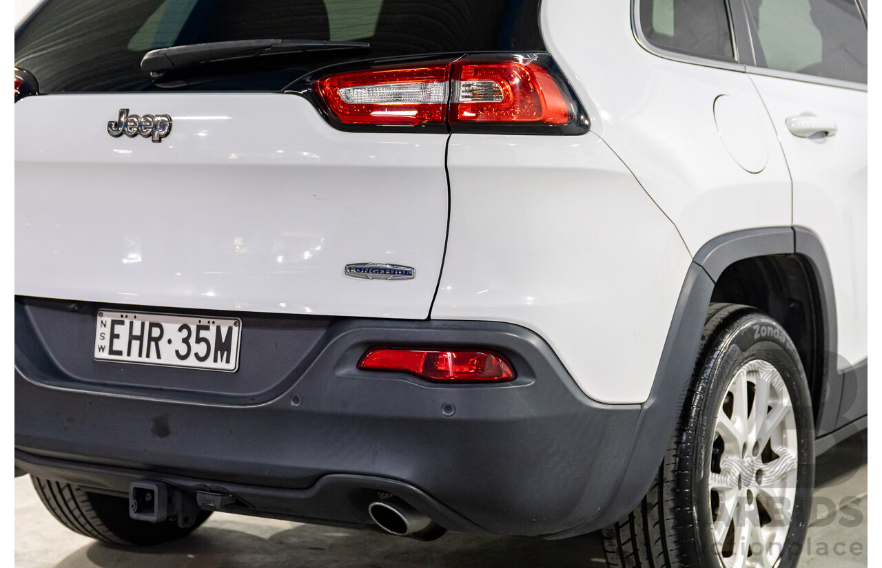 7/2014 Jeep Cherokee Limited (4x4) KL MY15 4d Wagon Bright White V6 3.2L