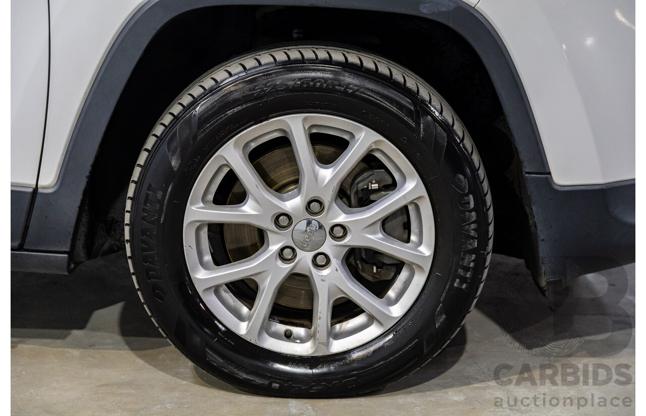 7/2014 Jeep Cherokee Limited (4x4) KL MY15 4d Wagon Bright White V6 3.2L