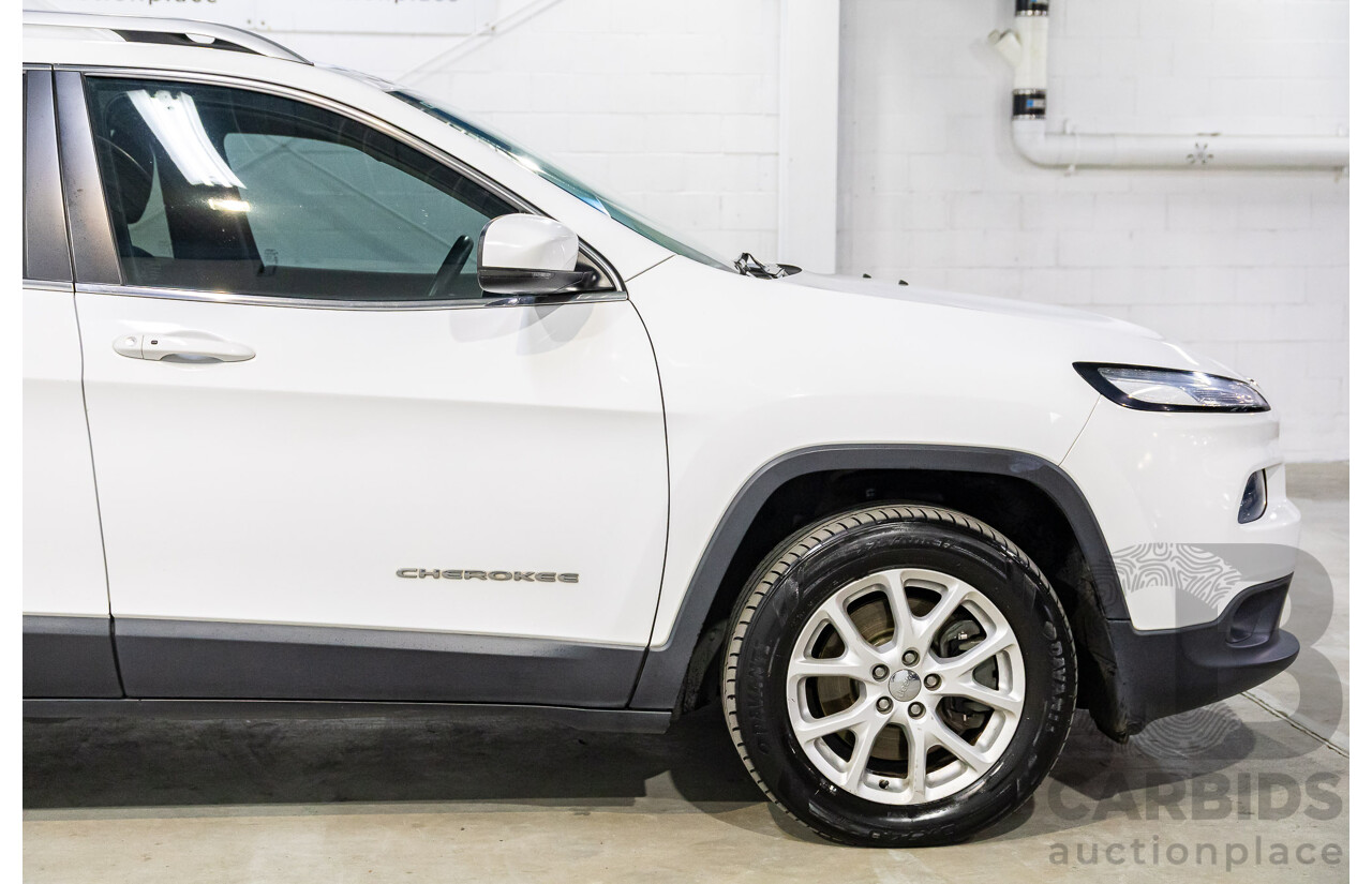 7/2014 Jeep Cherokee Limited (4x4) KL MY15 4d Wagon Bright White V6 3.2L