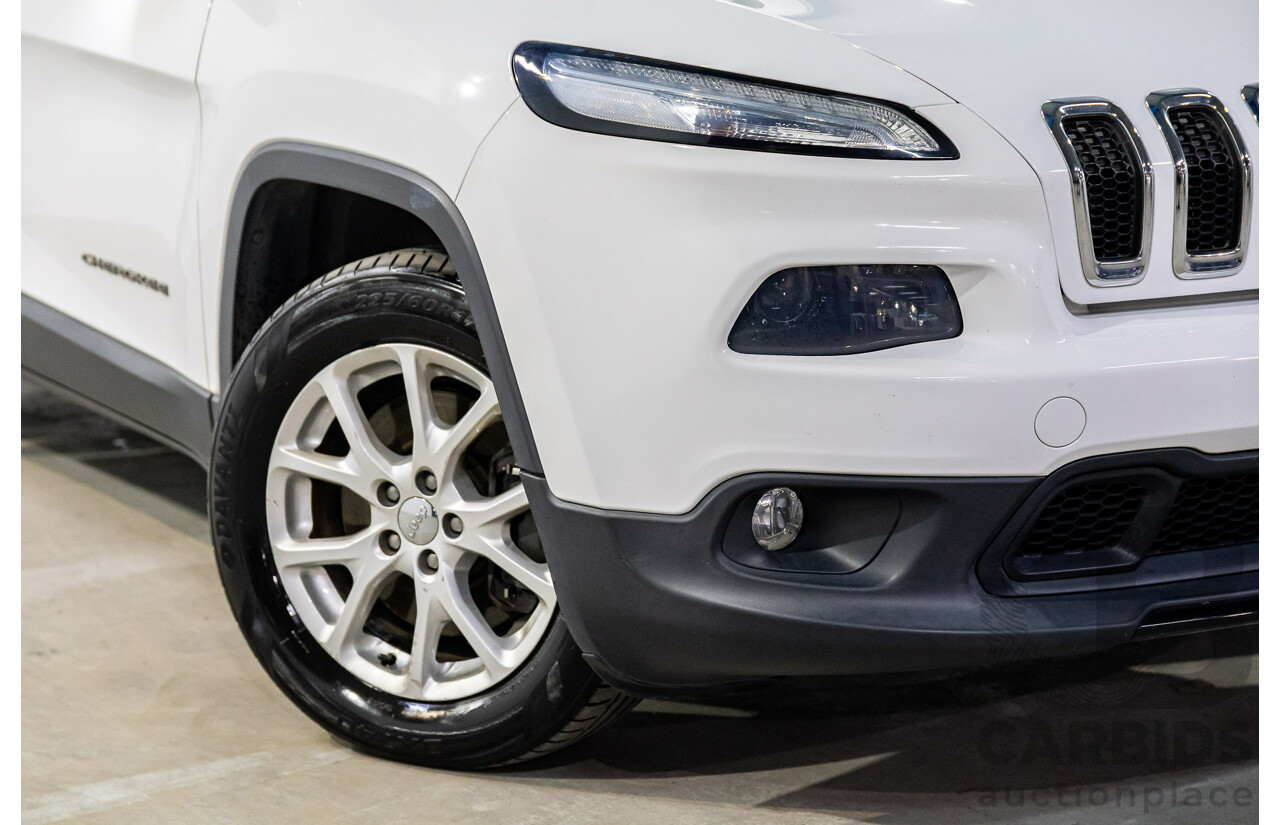 7/2014 Jeep Cherokee Limited (4x4) KL MY15 4d Wagon Bright White V6 3.2L