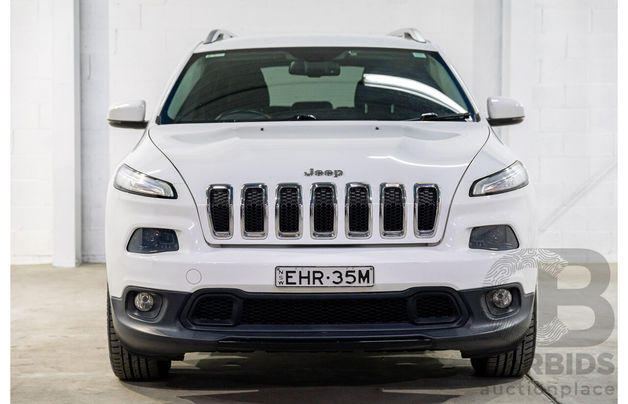 7/2014 Jeep Cherokee Limited (4x4) KL MY15 4d Wagon Bright White V6 3.2L