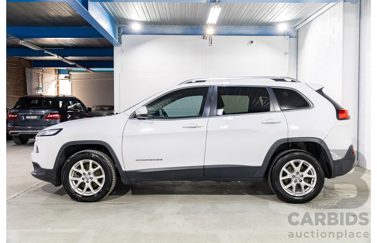 7/2014 Jeep Cherokee Limited (4x4) KL MY15 4d Wagon Bright White V6 3.2L