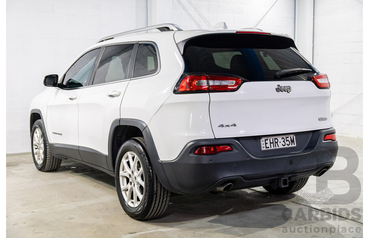 7/2014 Jeep Cherokee Limited (4x4) KL MY15 4d Wagon Bright White V6 3.2L