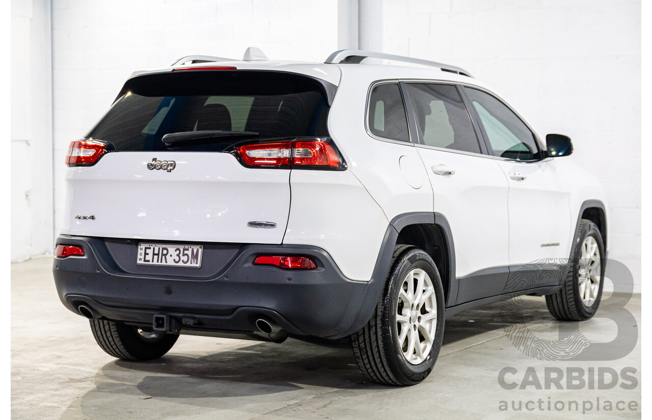 7/2014 Jeep Cherokee Limited (4x4) KL MY15 4d Wagon Bright White V6 3.2L