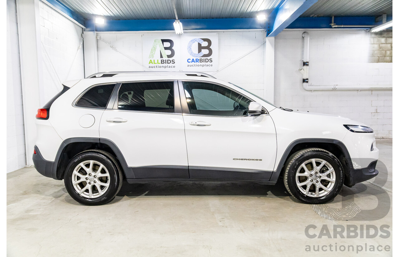7/2014 Jeep Cherokee Limited (4x4) KL MY15 4d Wagon Bright White V6 3.2L