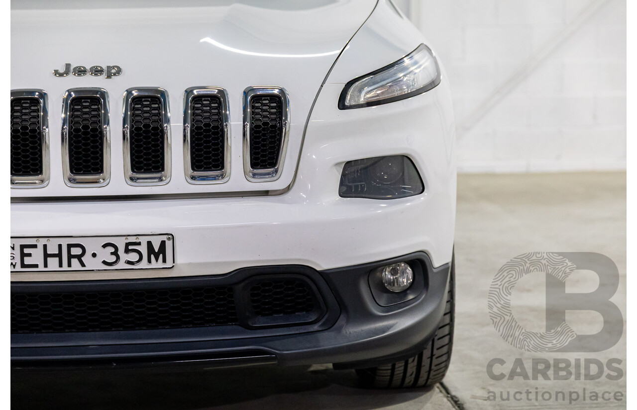 7/2014 Jeep Cherokee Limited (4x4) KL MY15 4d Wagon Bright White V6 3.2L